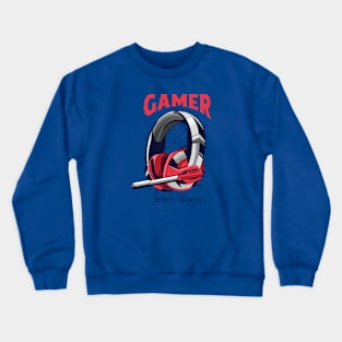 Gamer Headset Crewneck Sweatshirt